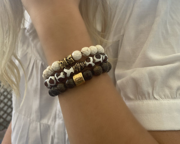 Brown Gemstone Bracelets
