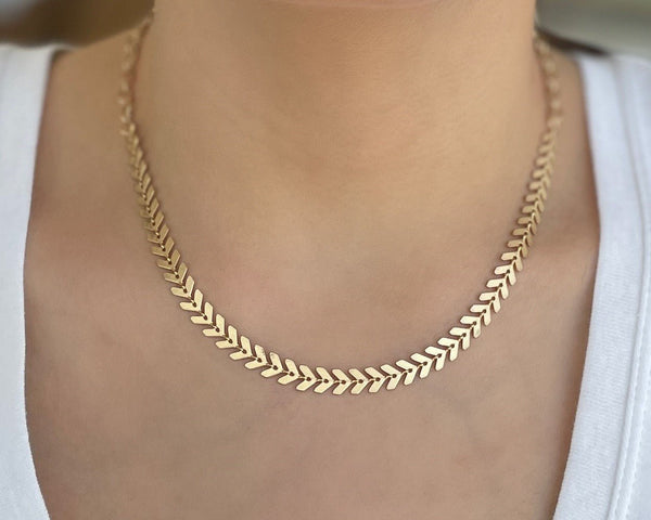 Chevron Choker Necklace