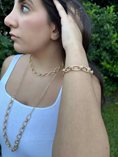 Gold Statement Bracelet