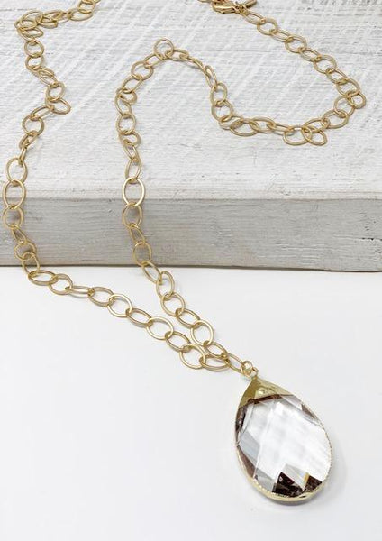 Crystal Pendant Necklace