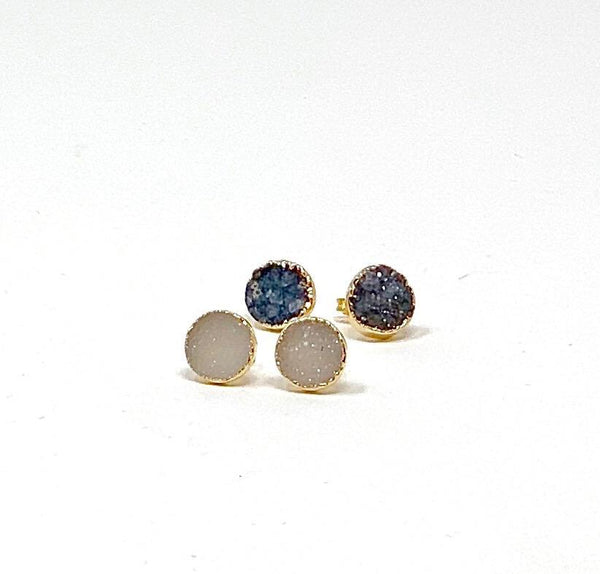 Druzy Stud Earrings