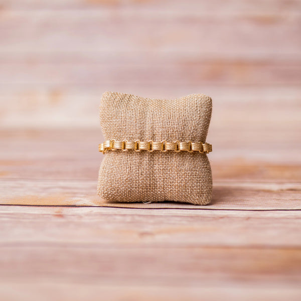 Gold Plated Hoop Bracelet - Swara Jewelry