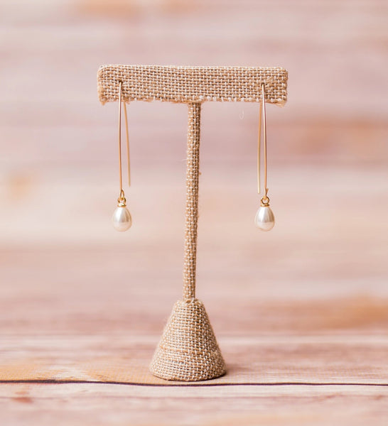 Oval Spike Earrings with Natural Gemstones - Swara Jewelry