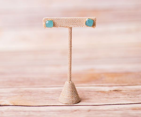 Square Amazonite Earrings