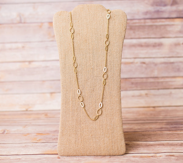 Long Gold Chain Necklace