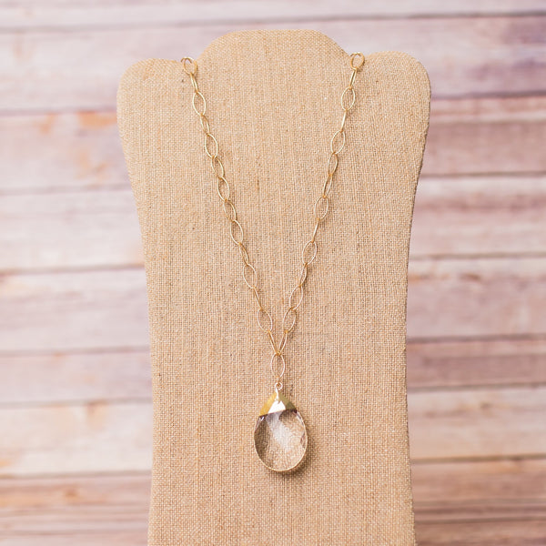 Crystal Pendant Necklace