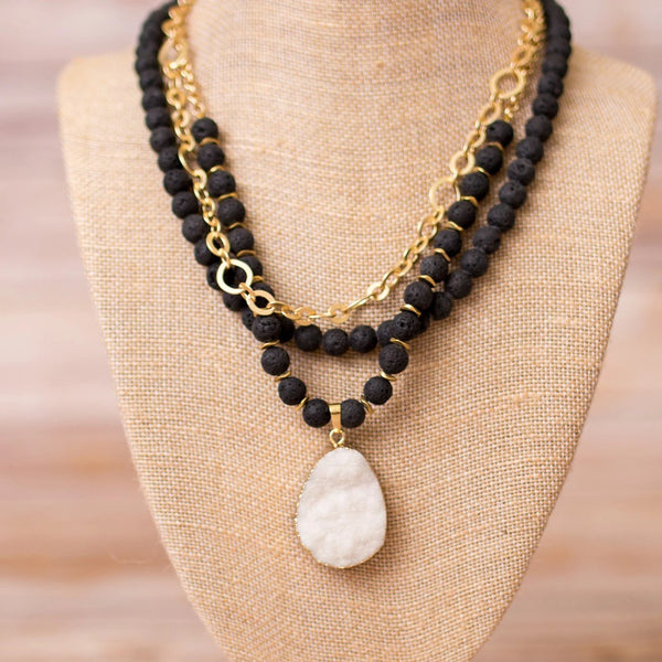 Triple Strand Necklace - Swara Jewelry