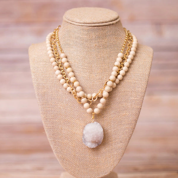 Triple Strand Necklace - Swara Jewelry