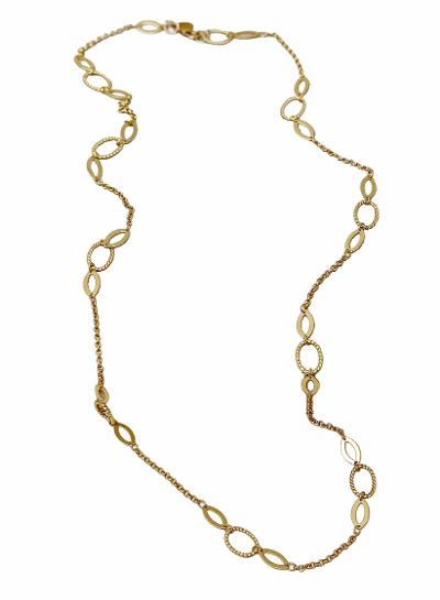 Long Gold Chain Necklace
