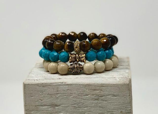 Gemstone Stretch Bracelets