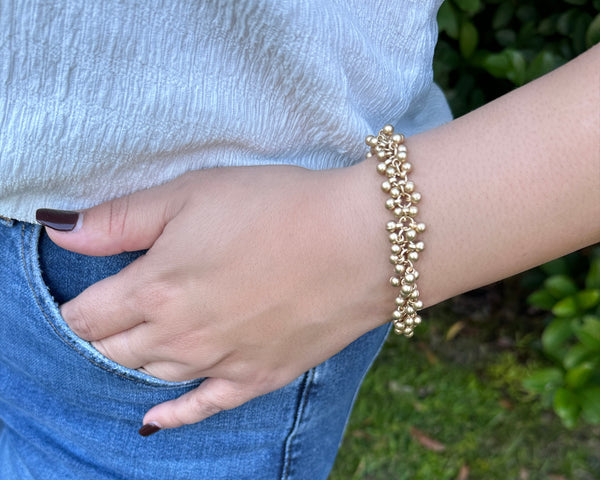Gold Bauble Bracelet
