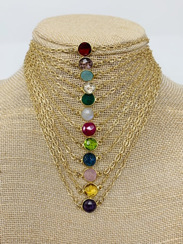 Birthstone Necklace - 14