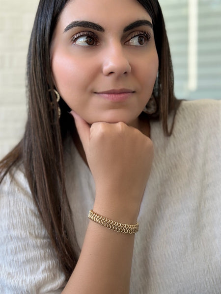 Gold Chain Bracelet