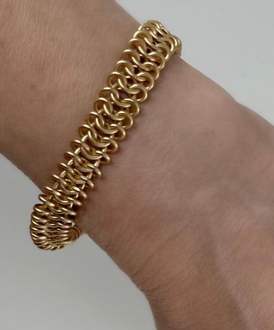 Gold Plated over Brass Chain Bracelet