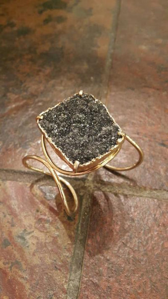 Druzy Cuff Bracelet