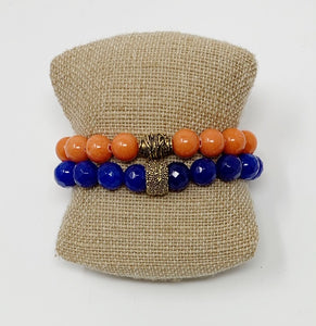 University of Florida Beaded Bracelets - Swara Jewelry