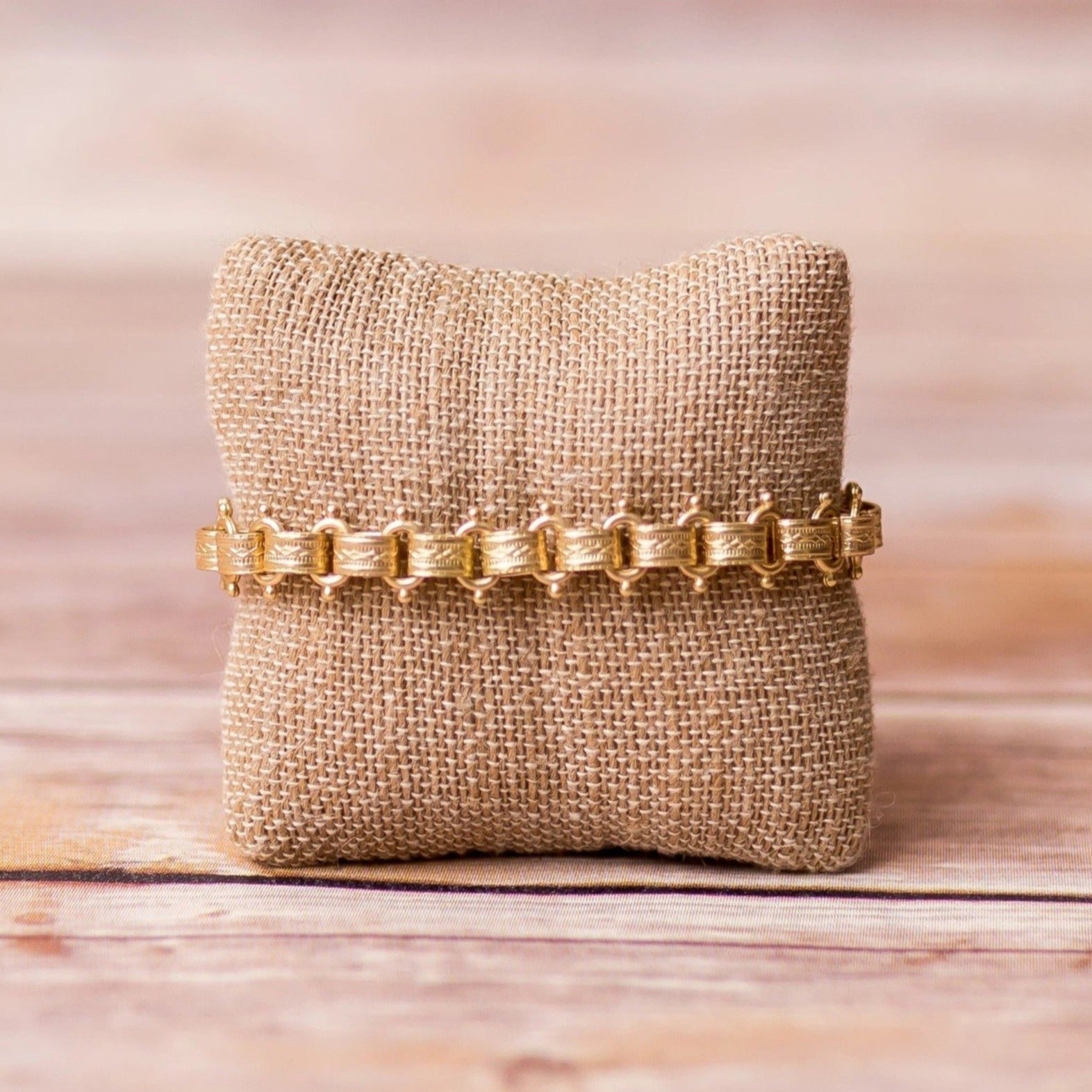 Gold Plated Hoop Bracelet - Swara Jewelry
