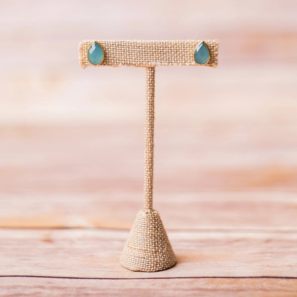 Teardrop Amazonite Earrings 