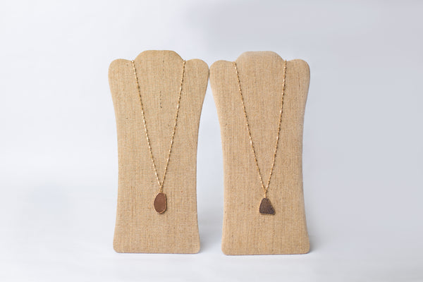 Long Druzy Necklace  - Handmade