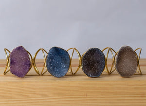 Druzy Cuff Bracelet - Swara Jewelry