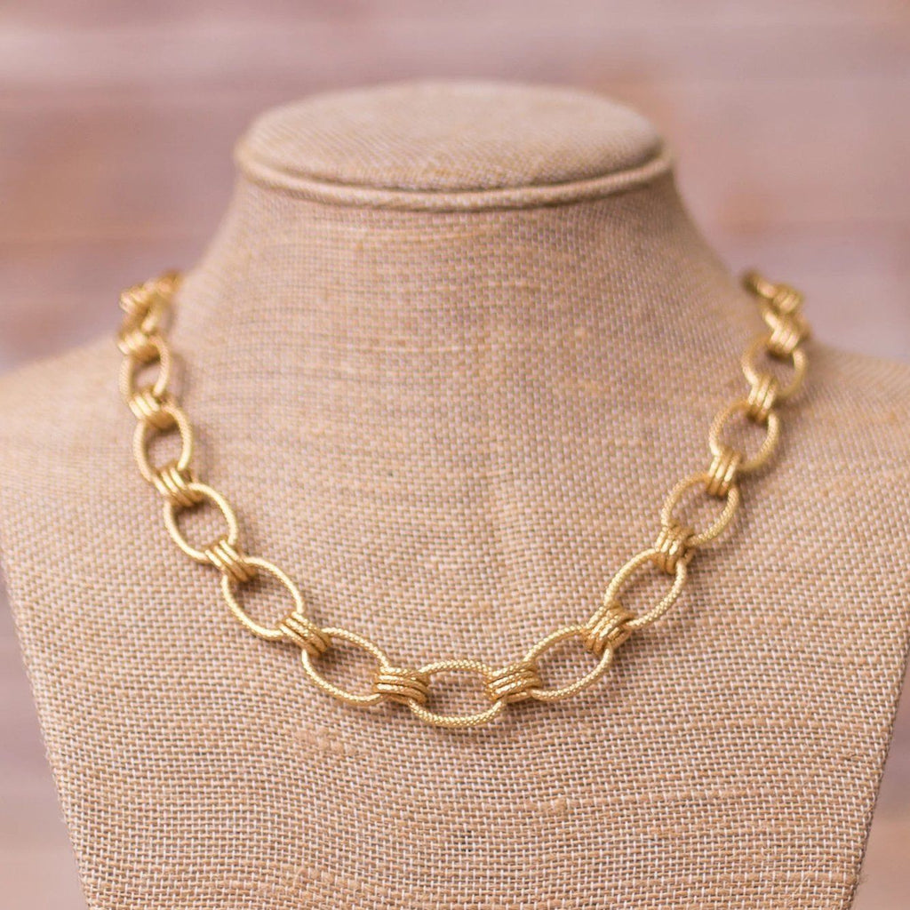 Gold Mirror Chunky Statement Necklace, Big Beaded Jewelry Gifts for Women  Bib Jewelry 2 Strand Metallic Acrylic Resin Gold Macaroni Necklace - Etsy