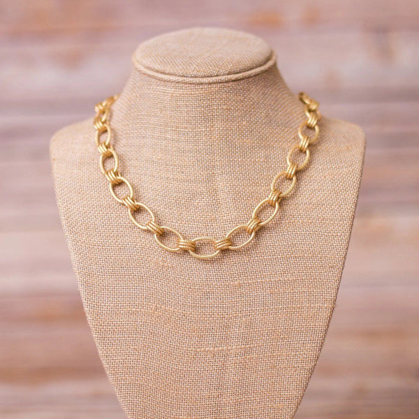 Chunky Chain Necklace - handmade