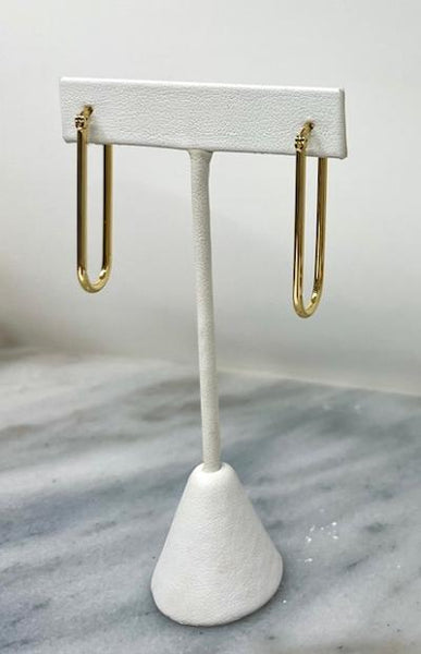 Rectangle Hoop Earrings