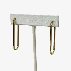 Rectangle Hoop Earrings
